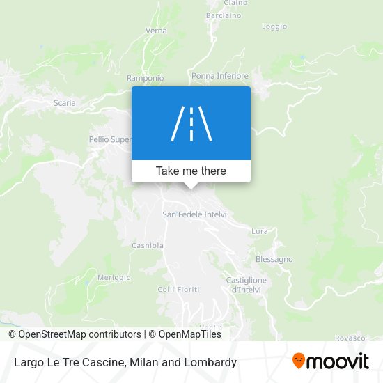 Largo Le Tre Cascine map