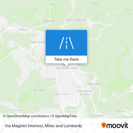 Via Magistri Intelvesi map