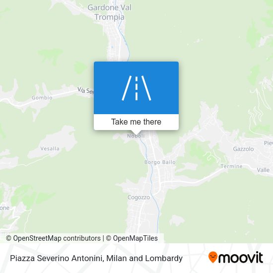 Piazza Severino Antonini map
