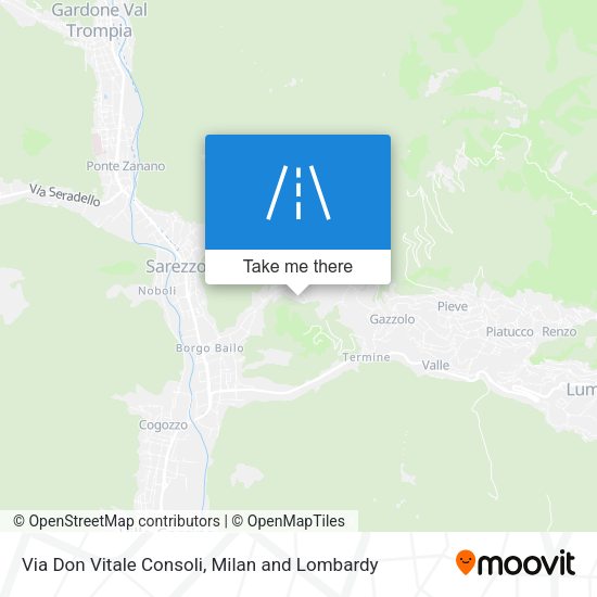 Via Don Vitale Consoli map