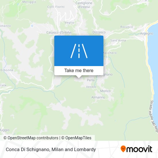 Conca Di Schignano map