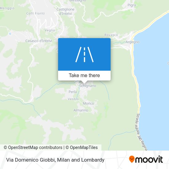 Via Domenico Giobbi map