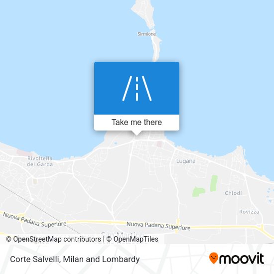 Corte Salvelli map