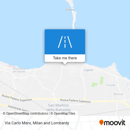 Via Carlo Marx map