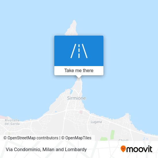 Via Condominio map