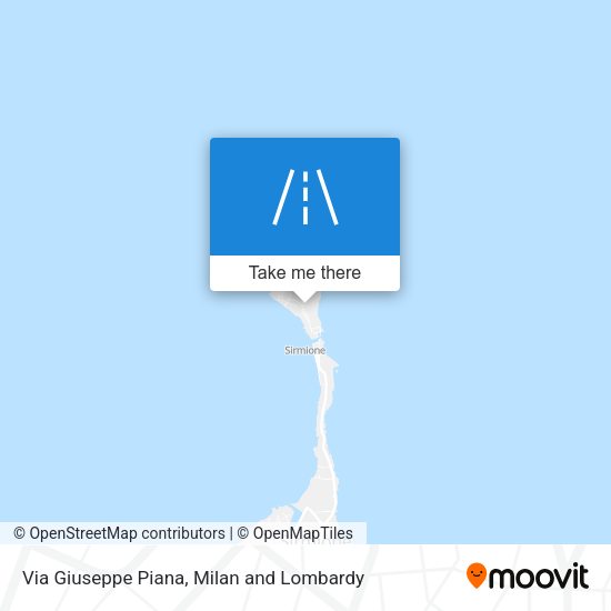 Via Giuseppe Piana map