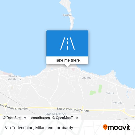 Via Todeschino map