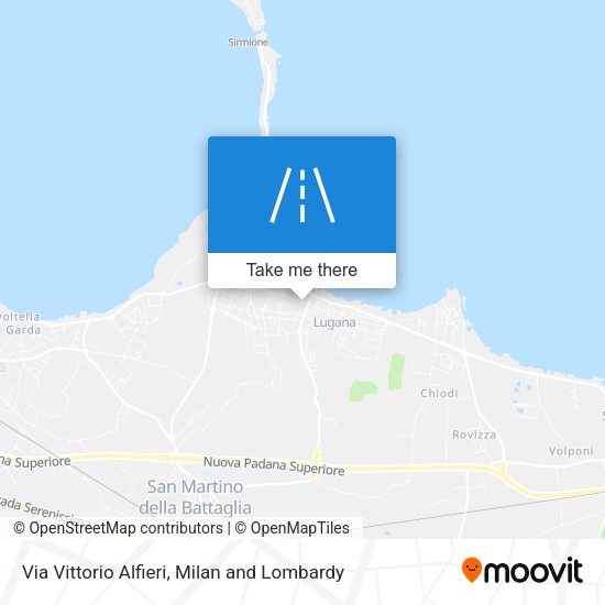 Via Vittorio Alfieri map