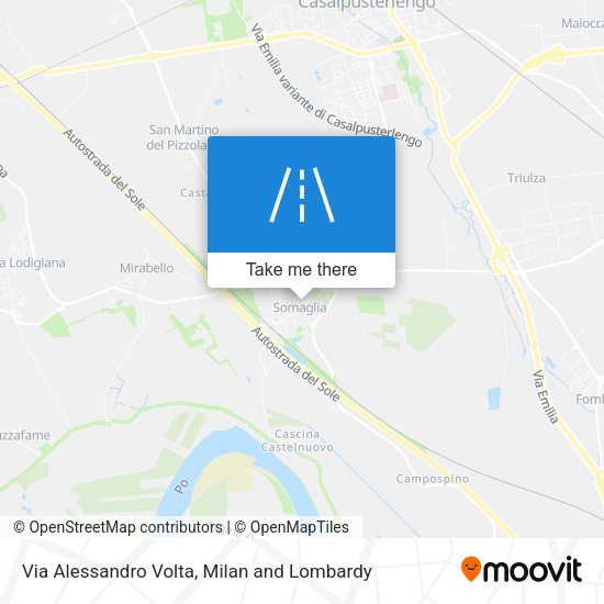 Via Alessandro Volta map