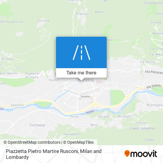 Piazzetta Pietro Martire Rusconi map