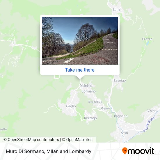 Muro Di Sormano map