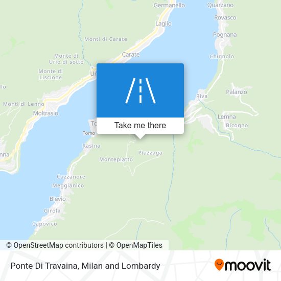 Ponte Di Travaina map