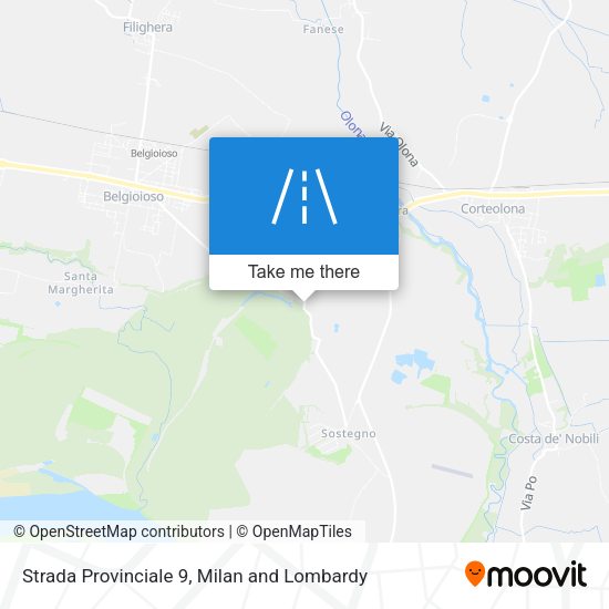 Strada Provinciale 9 map