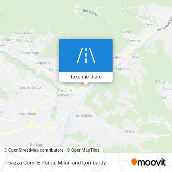 Piazza Comi E Poma map