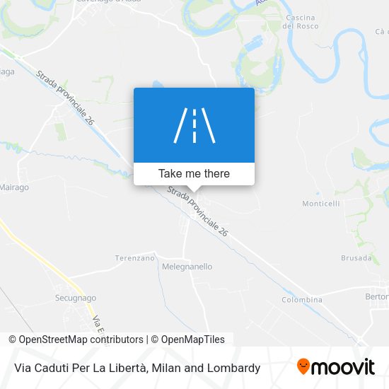 Via Caduti Per La Libertà map