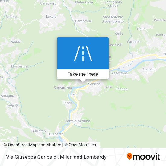 Via Giuseppe Garibaldi map