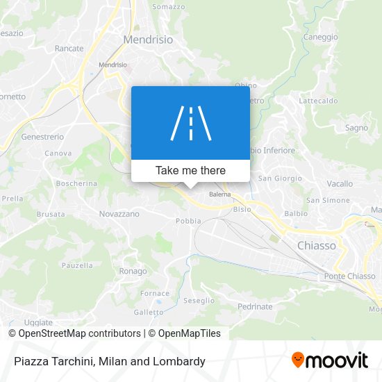 Piazza Tarchini map