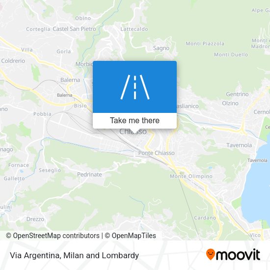 Via Argentina map