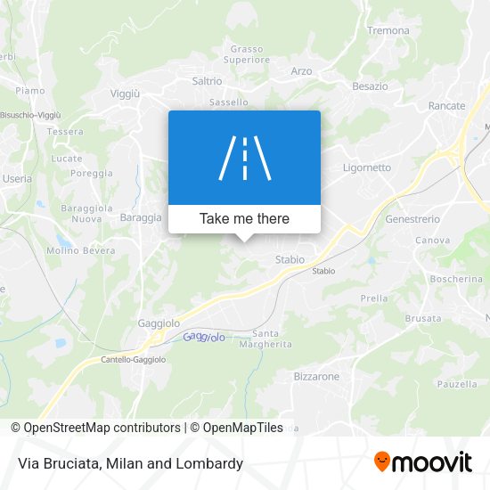 Via Bruciata map