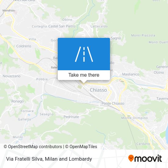 Via Fratelli Silva map