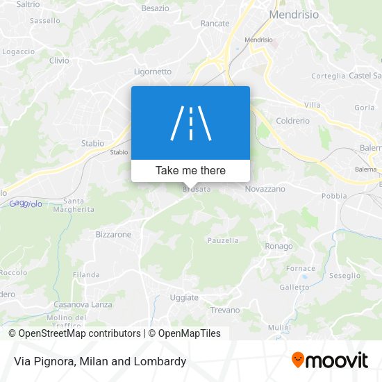 Via Pignora map