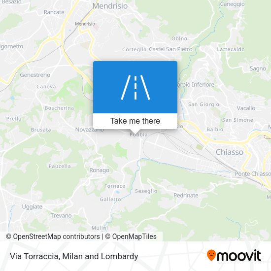 Via Torraccia map