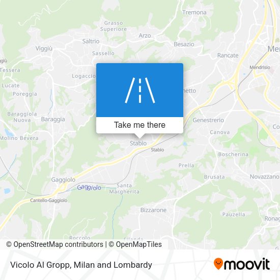 Vicolo Al Gropp map