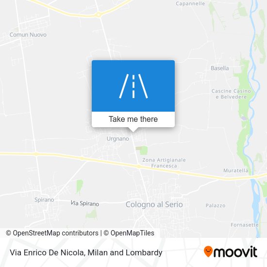 Via Enrico De Nicola map