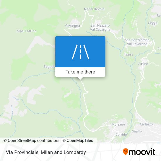 Via Provinciale map