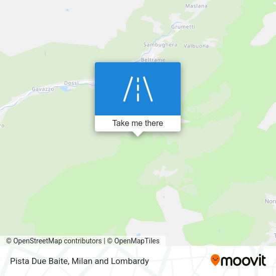 Pista Due Baite map