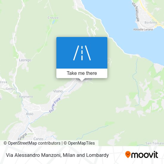 Via Alessandro Manzoni map