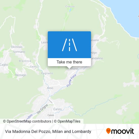 Via Madonna Del Pozzo map