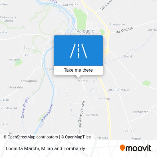 Località Marchi map