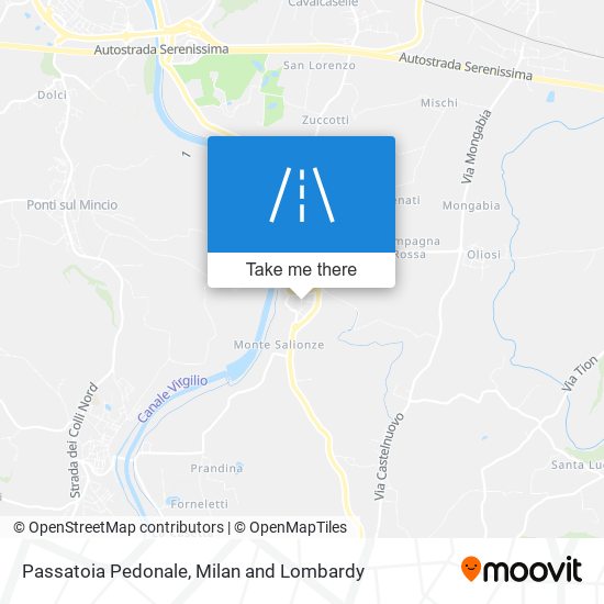 Passatoia Pedonale map