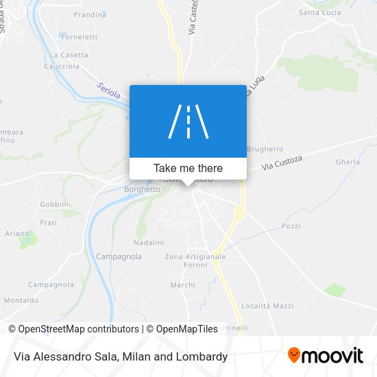 Via Alessandro Sala map