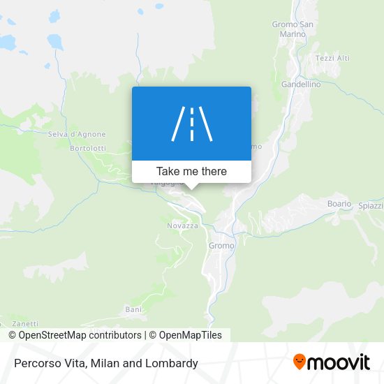 Percorso Vita map
