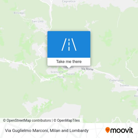 Via Guglielmo Marconi map
