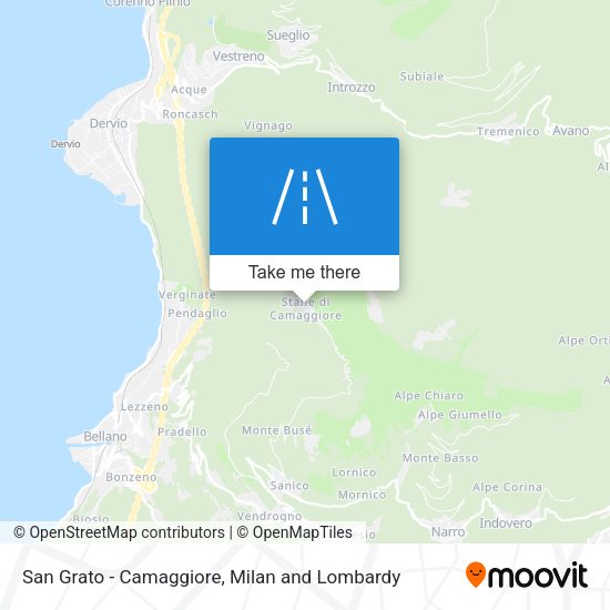 San Grato - Camaggiore map