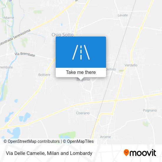 Via Delle Camelie map