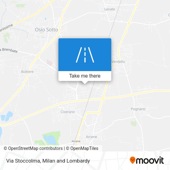 Via Stoccolma map