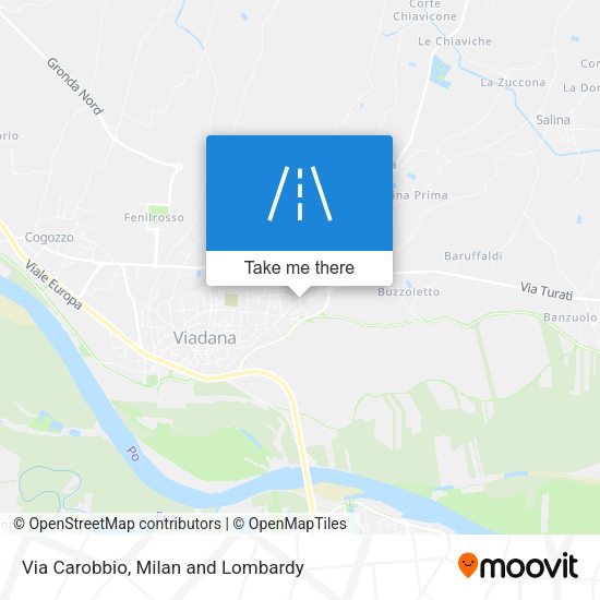 Via Carobbio map