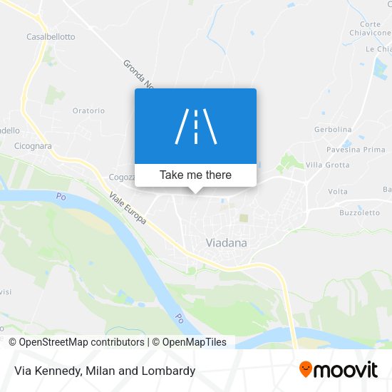 Via Kennedy map