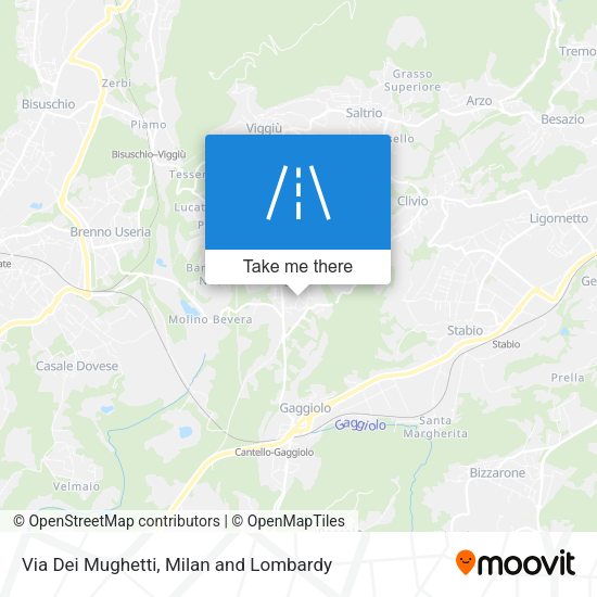 Via Dei Mughetti map