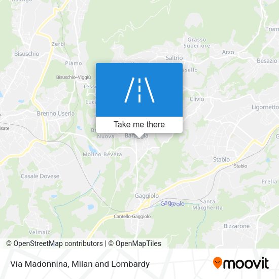 Via Madonnina map