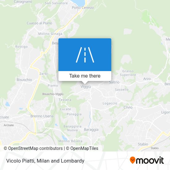 Vicolo Piatti map