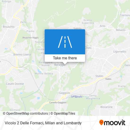 Vicolo 2 Delle Fornaci map