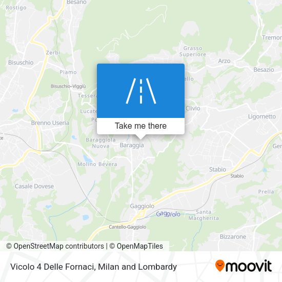 Vicolo 4 Delle Fornaci map