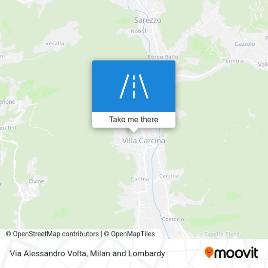 Via Alessandro Volta map