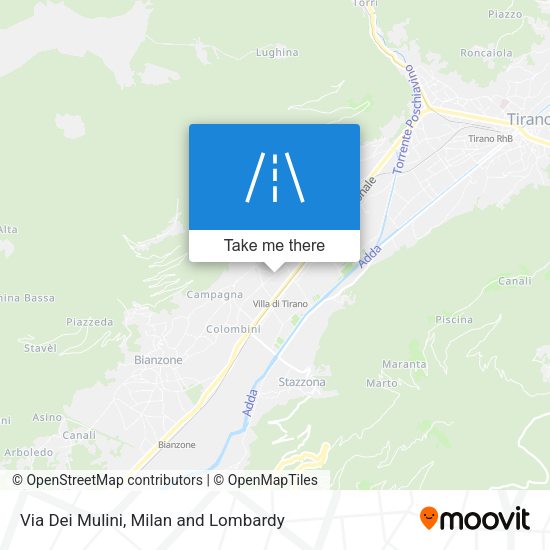 Via Dei Mulini map