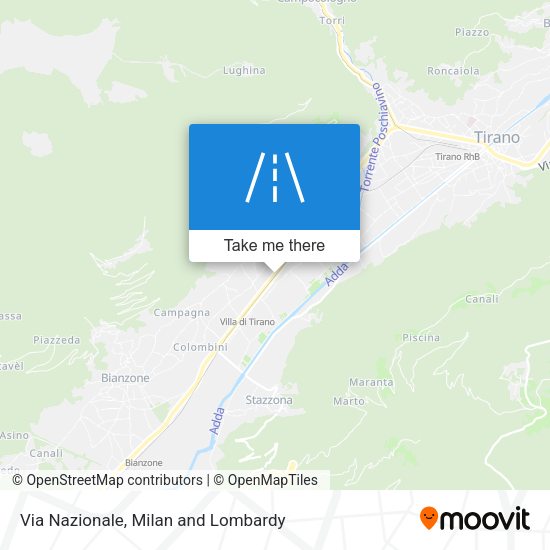 Via Nazionale map